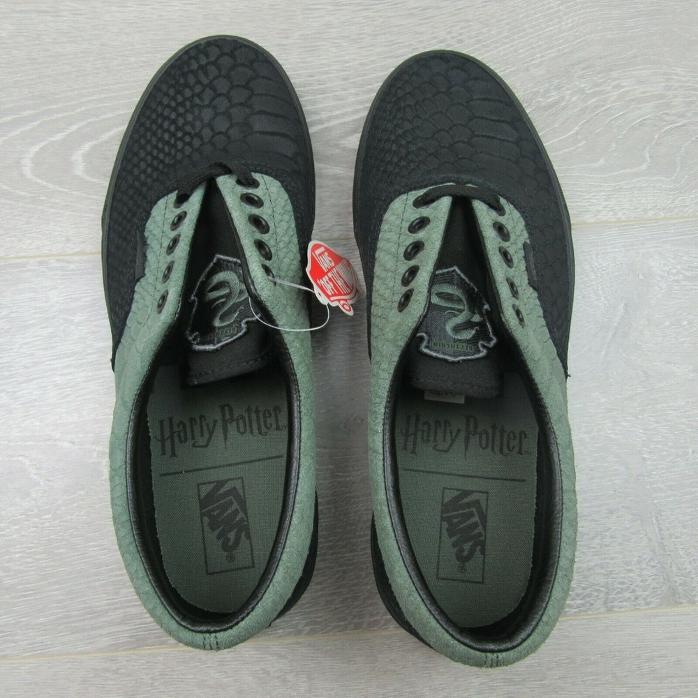 Vans X Harry Potter Slytherin Era Green Snake Skin - Picture 6 of 8